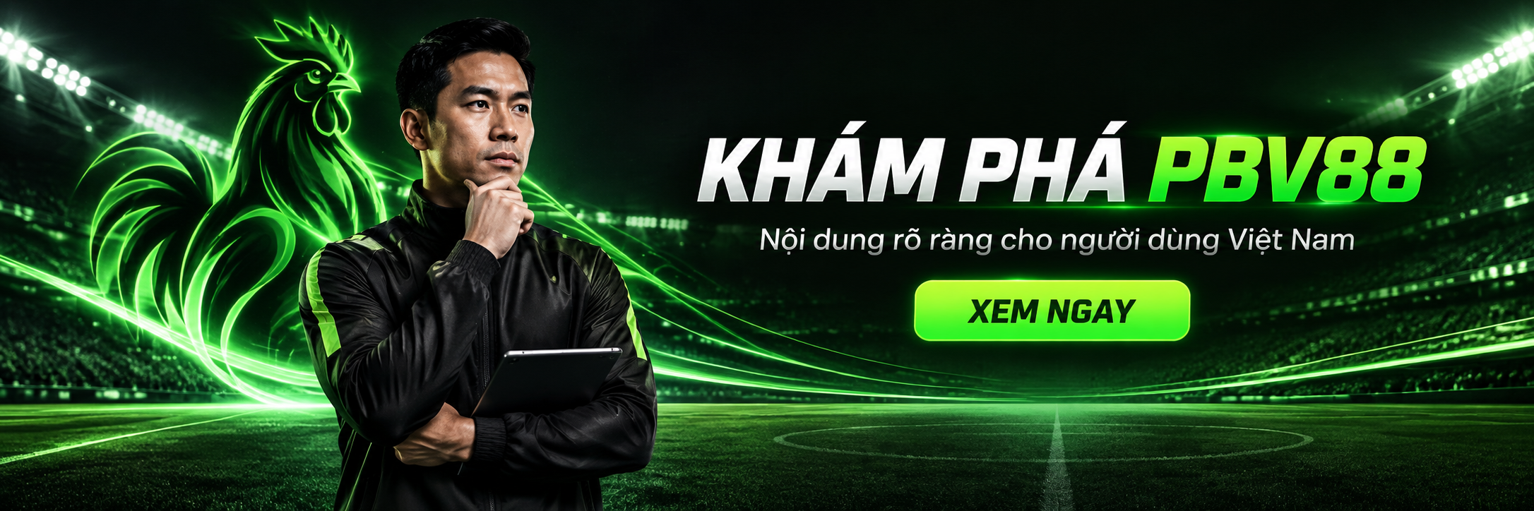 Giao diện PBV88 với các mục nội dung đa dạng trên trang chủ